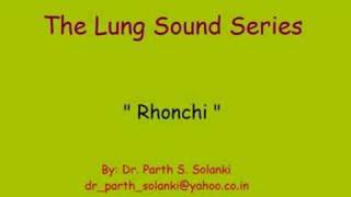 Breath Sounds  Rhonchi [upl. by Atsahc]