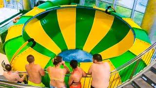 Aquapark Koszalin  All Water Slides [upl. by Guibert368]