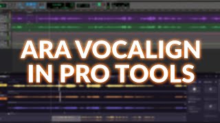 ARA VocAlign In Pro Tools [upl. by Bonnes520]