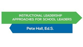 Instructional Leadership Approaches for School Leaders [upl. by Adnoek22]