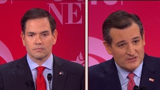 Marco Rubio and Ted Cruzs fiery clash on immigration [upl. by Metsky]