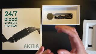 Healthtech Gizmos  AKTIIA 247 Continuous Blood Pressure Monitor  Wearable Review [upl. by Drahser397]