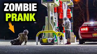 Gas Station Legless Zombie Prank [upl. by Adil]