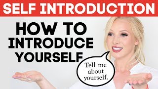 SELF INTRODUCTION  How to Introduce Yourself in English  Tell Me About Yourself Interview Answer [upl. by Dale]