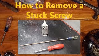 How to Remove a Stuck Screw [upl. by Jillian]