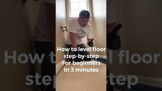 How to level floor [upl. by Fink]