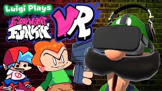 FRIDAY NIGHT FUNKIN IN VR  Luigi Plays FRIDAY NIGHT FUNKIN VR [upl. by Ytrebil]