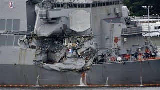 Navy Ship Collision Leaves 7 Dead [upl. by Kimmy737]