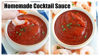 How to make COCKTAIL SAUCE  Perfect for Shrimp Cocktail [upl. by Yale]