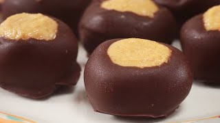 Buckeye Candy Recipe Demonstration  Joyofbakingcom [upl. by Aohk]