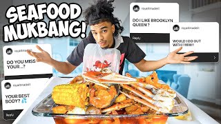 Do I Want To DATE BROOKLYN QUEEN SEAFOOD MUKBANG 🦞😳 [upl. by Dasteel]