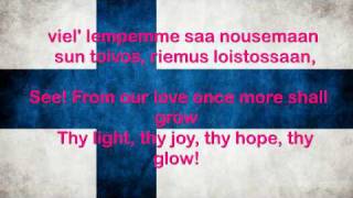 Finland National Anthem English lyrics [upl. by Amaryl459]