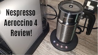 Nespresso Aeroccino 4 Milk Frother Review  Worth upgrading from the Aeroccino 3 [upl. by Atews772]