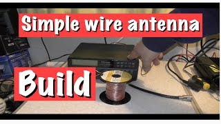 Long wire antenna build [upl. by Warfourd]