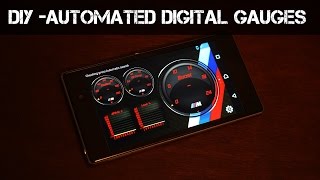 How to make Digital Gauges with an old Smartphone [upl. by Rennug240]