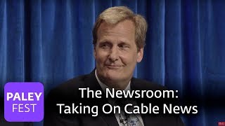 The Newsroom  Aaron Sorkin and Jeff Daniels Talk About Taking On Cable News [upl. by Mrots]