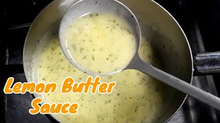 LEMON BUTTER SAUCE  TIPS TO PREVENT SPLIT  SAUCES RECIPE [upl. by Eeluj]