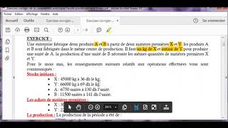 Examen corrigé comptabilité analytique aji tfham CA [upl. by Anelac]