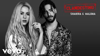 Shakira Maluma  Clandestino Audio [upl. by Eloken636]