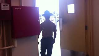 USMC Chief Drill Instructor Marching Recruits [upl. by Christoper]