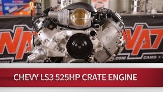 Chevrolet Performance LS3 525HP Crate Engine [upl. by Ynaffit]