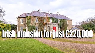 Irish mansion on sale for just €220000 what’s the catch [upl. by Leavelle245]