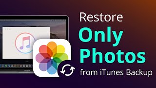 How to Restore Only Photos from iTunes Backup to iPhone 4 Easy Steps [upl. by Ryder]