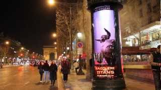 JCDecaux France  Innovate for Warner Clash of the Titans [upl. by Norabal504]