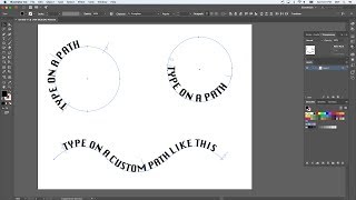 How to type in a circle or shape in Adobe Illustrator [upl. by Razid902]