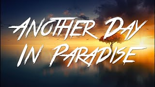 Another Day In Paradise  Phil Collins Lyrics HD [upl. by Pilloff121]