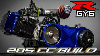 GY6 205cc Engine build [upl. by Rosenberger]