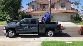 How to Move Large Items in Your Pickup Truck Bed  GoShare [upl. by Ynes]