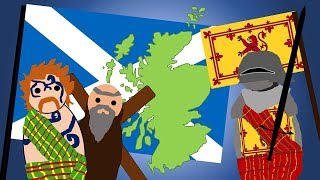 The History of the Scottish Flag [upl. by Acireed222]