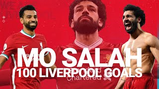 Mo Salahs 100 Liverpool goals  Chelsea screamer Man Utd celebration amp penalty in Madrid [upl. by Otrebogad957]