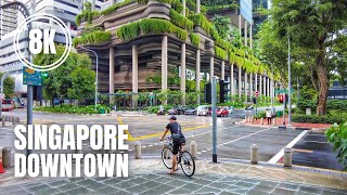 Singapore City 8K Downtown Core Cycling Tour June 2021 [upl. by Amalee]