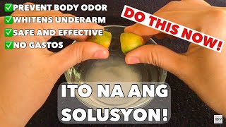 Mabaho o mabantot na AMOY NG KILIKILI  best remedy 100 effective and safe  Jery Napare [upl. by Dyrraj]