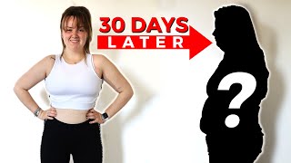 My sister transformed her body in 90 days This is her 30 days later [upl. by Lednyc]