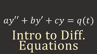 Calculus II Intro to Differential Equations [upl. by Kcirddor]