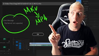 How to convert OBS MKV files to MP4 for Adobe Premier [upl. by Linad]