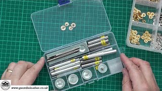 15 Snap Fasteners  Press Studs  Leather Work For Beginners [upl. by Stu764]