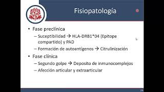 Artritis Reumatoide  Parte 1 Fisiopatología [upl. by Sible]