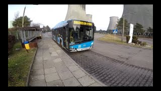 POV  TRZEBINIA  Solaris Urbino 12 IV CNG  Wyjazd na wielką elektrownię 🚍 [upl. by Eibbob863]