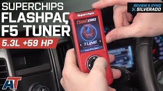 20142017 Silverado 1500 Superchips Flashpaq F5 Tuner 53L Review amp Dyno [upl. by Niela]