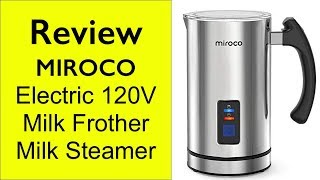 Review Miroco Milk Frother  How to make froth milk at home [upl. by Nidya]