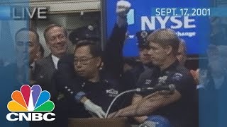 Reopening the NYSE after 911  Archives  CNBC [upl. by Palgrave]