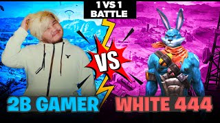 White444 Vs 2B Gamer  Free Fire 1 vs 1 Insane 😳 Battle Bw Legends [upl. by Shaikh]