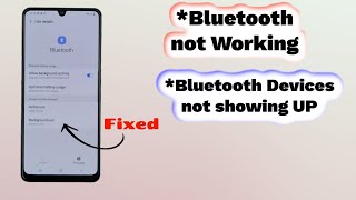 My Samsung Galaxy wont detect Bluetooth devices  Bluetooth Pairing issue [upl. by Silecara]