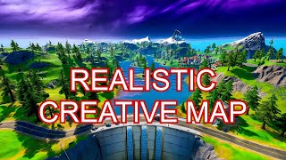 REALISTIC CREATIVE MAP WITH CODE 1v1 2v2 3v3 4v4 [upl. by Adanama]