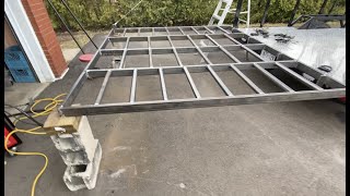 Enclosed trailer build  Episode 6  Rear door [upl. by Aggappora887]