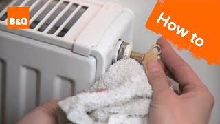 How to bleed a radiator [upl. by Misaq]